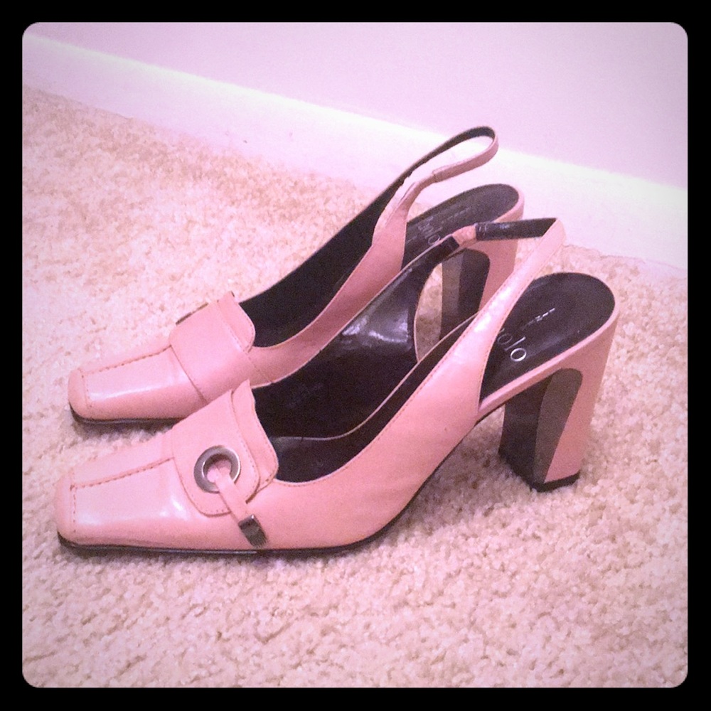 Linea Paolo pink heels